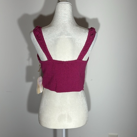 NWT Midnight Sky Pink Rank Top - Size Large - Picture 4 of 9